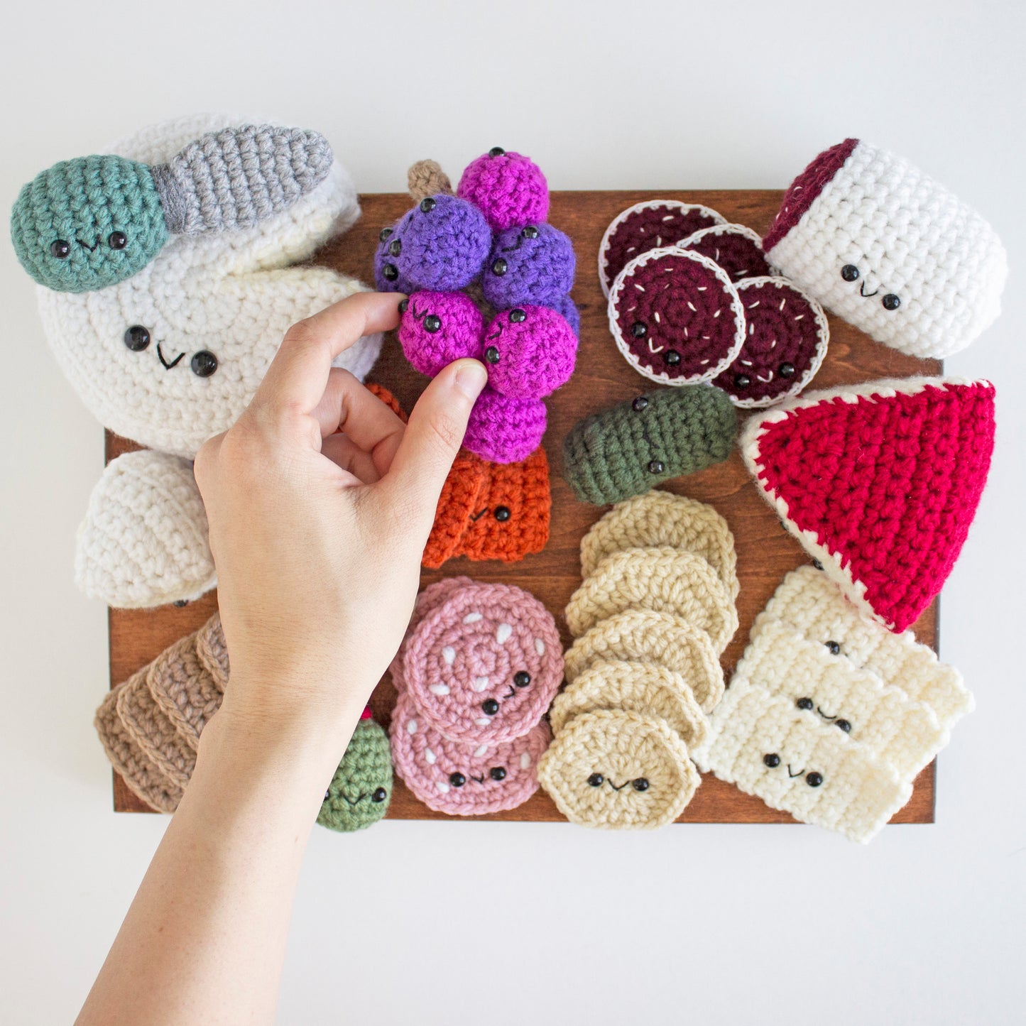 Crochet Pattern: Charcuterie Board, PDF Amigurumi Pattern