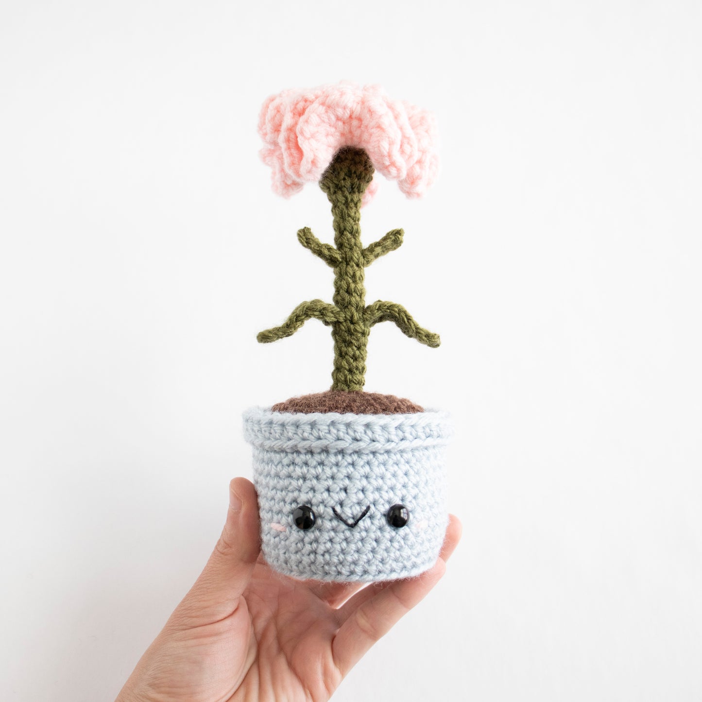Crochet Amigurumi Carnation Flower- Ready to Ship