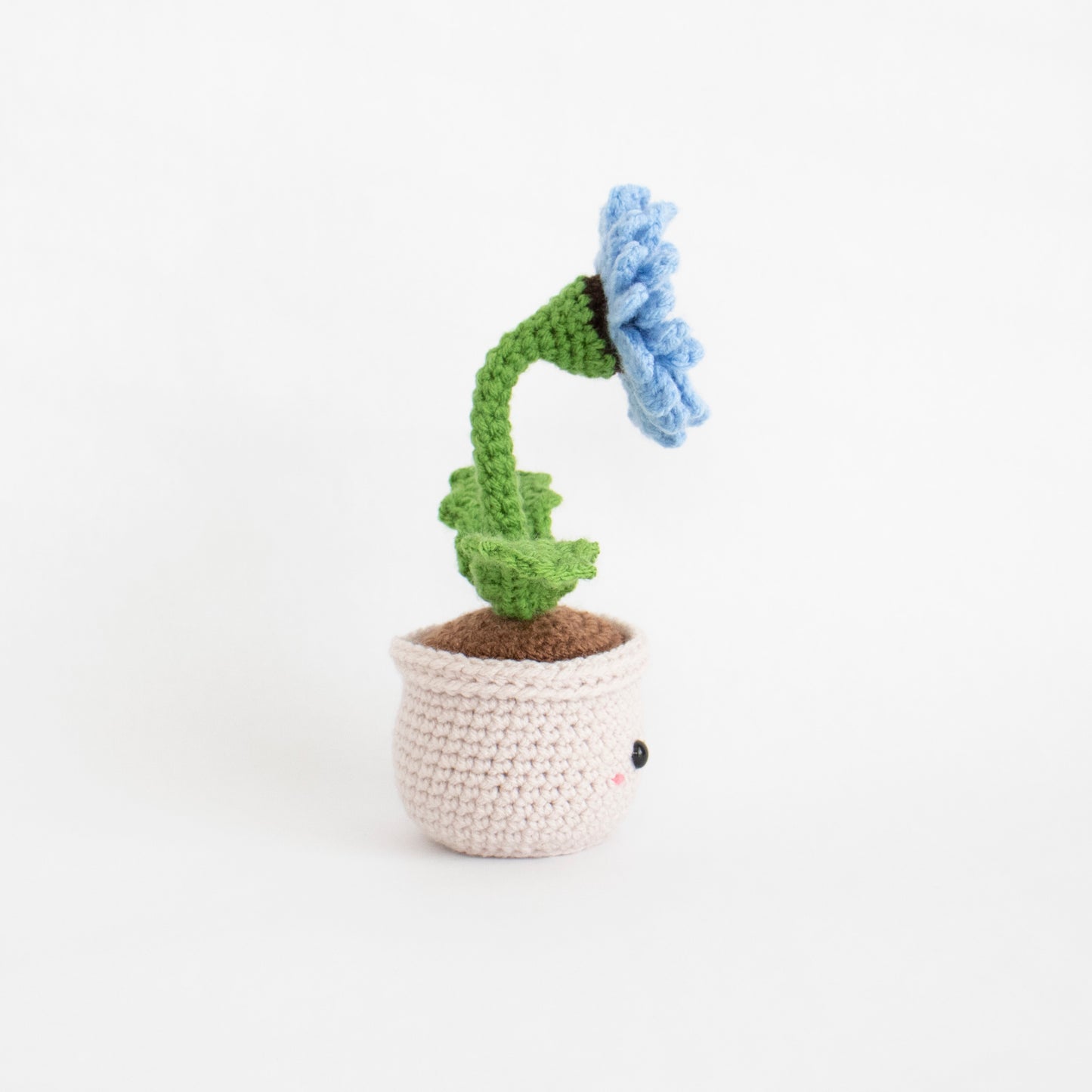 Crochet Amigurumi Gerbera Daisy Flower- Ready to Ship