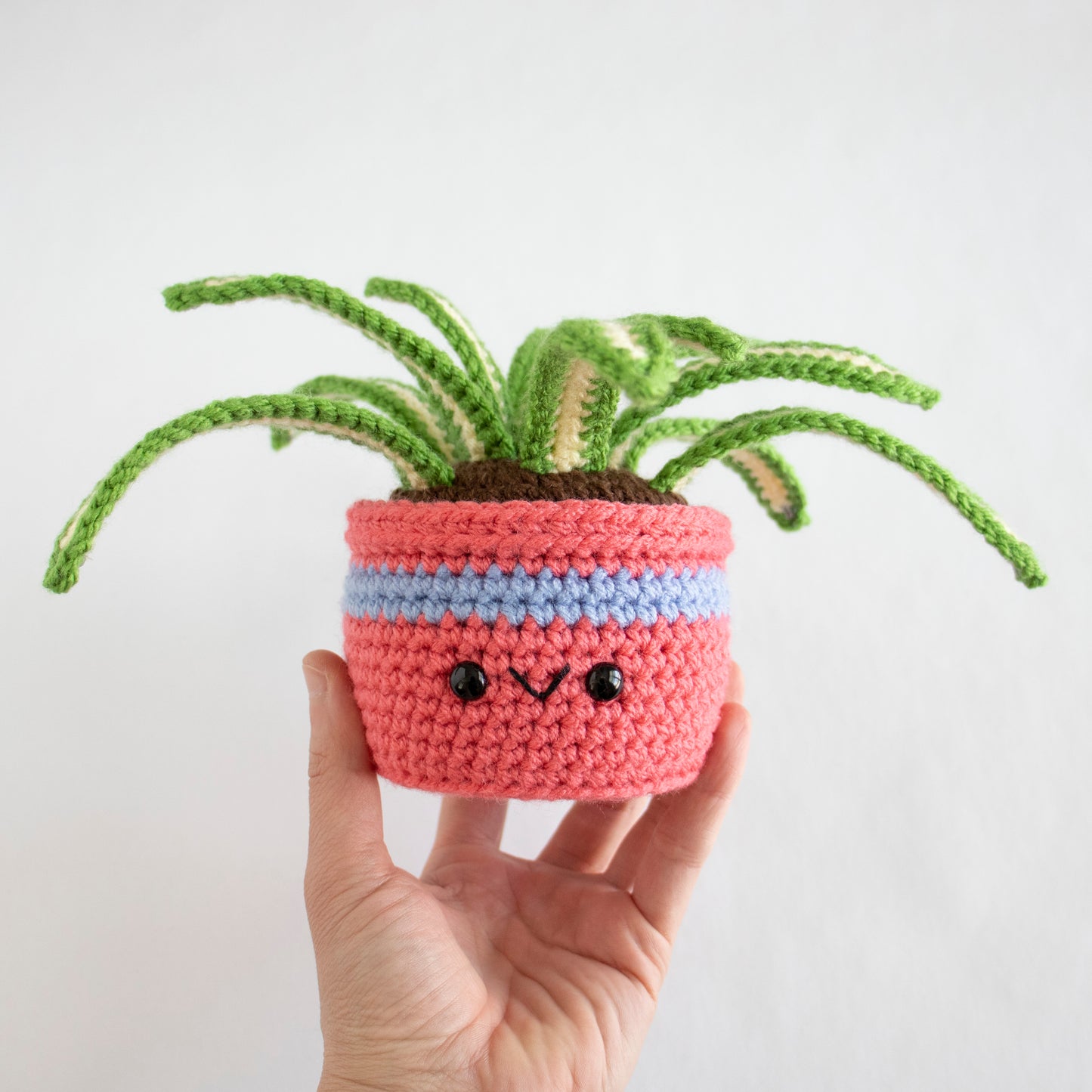 Crochet Amigurumi Spider Plant- Ready to Ship