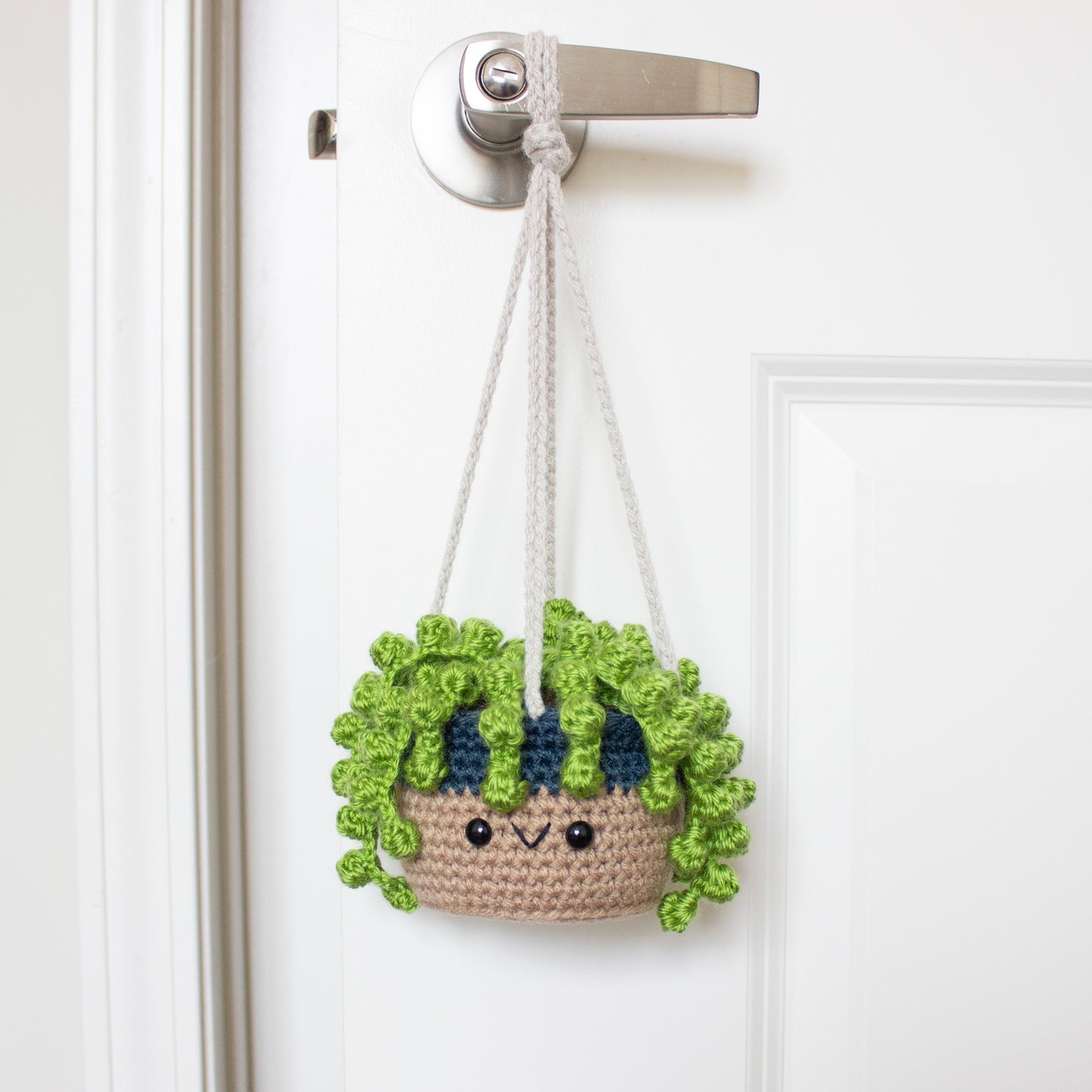 String of Pearls Crochet Pattern - DIY Hanging Succulent