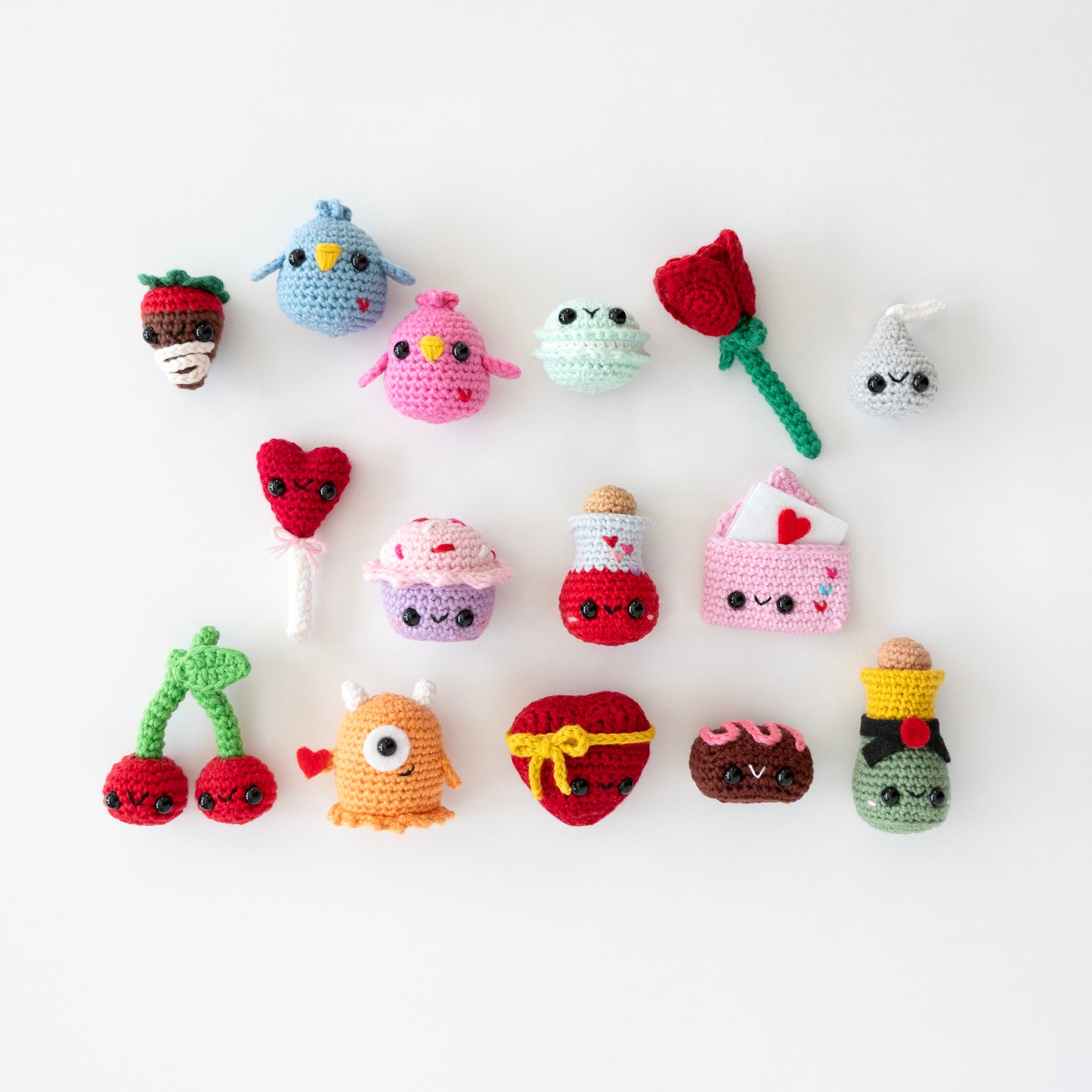 Crochet Pattern: 14 Days of Mini Valentine Amigurumi- PDF Amigurumi Pattern