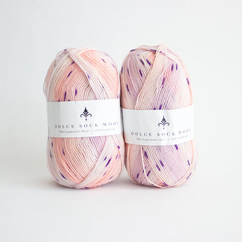 Bundle #56- Hobbii Yarn Dolce Sock Wool Dots