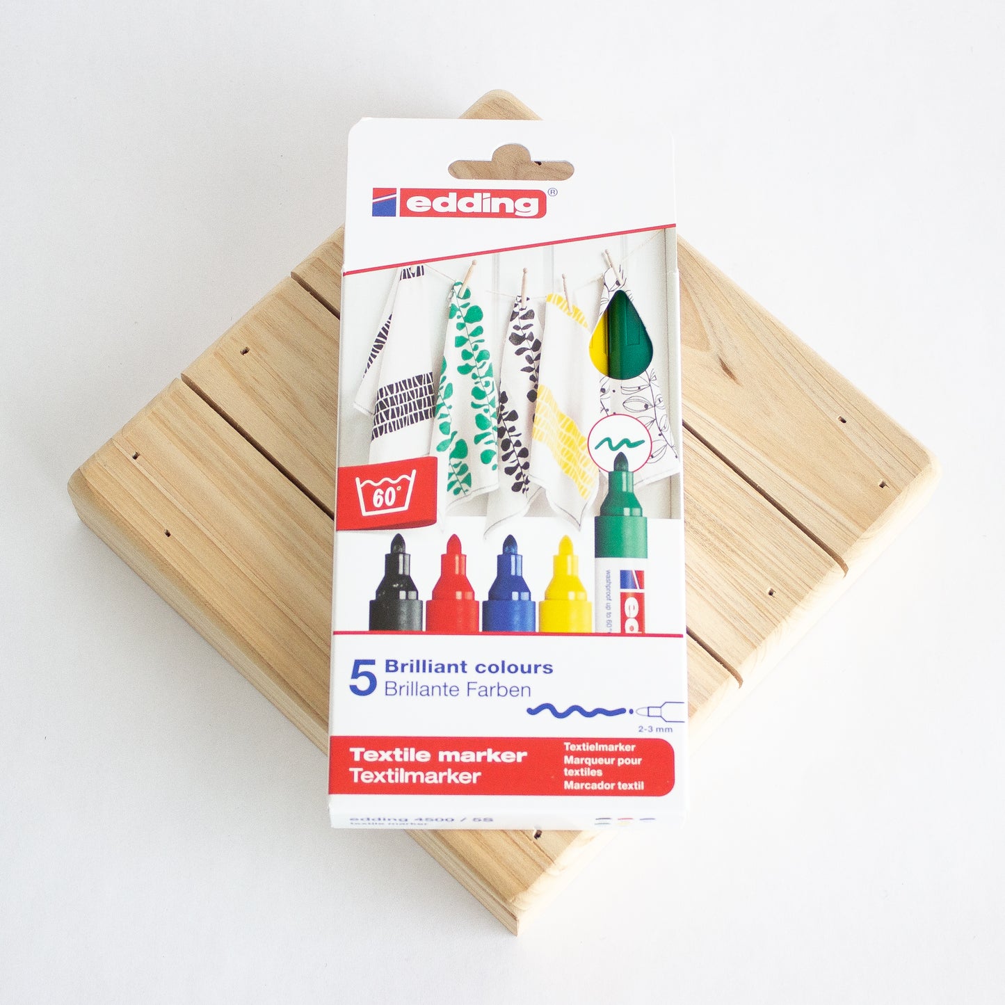 Bundle #79- Edding Textile Marker- Set of 5