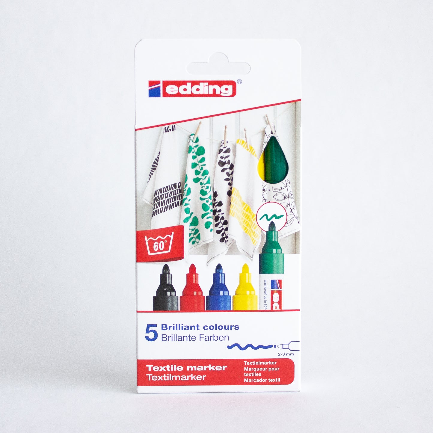 Bundle #79- Edding Textile Marker- Set of 5