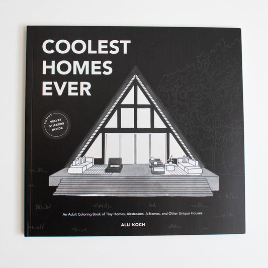 Bundle #110- Coolest Homes Ever- Coloring Book