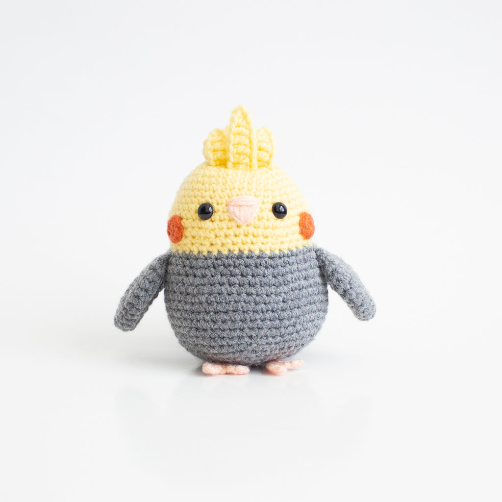 Crochet Kit- Animal Amigurumi Adventures Volume 2- COCKATIEL – A Menagerie  of Stitches