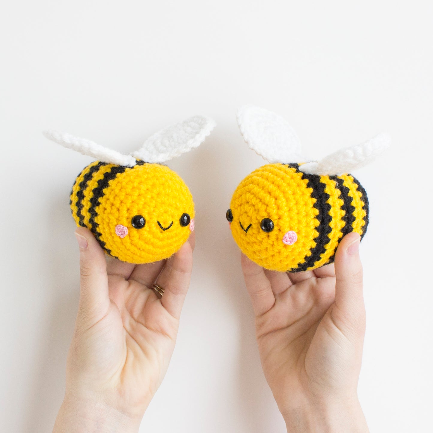 Crochet Pattern: Spring Critters-Bumblebee and Lady Bug, PDF Amigurumi Pattern