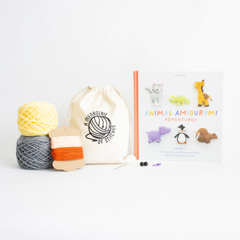 Crochet Kit- Animal Amigurumi Adventures Volume 2- COCKATIEL