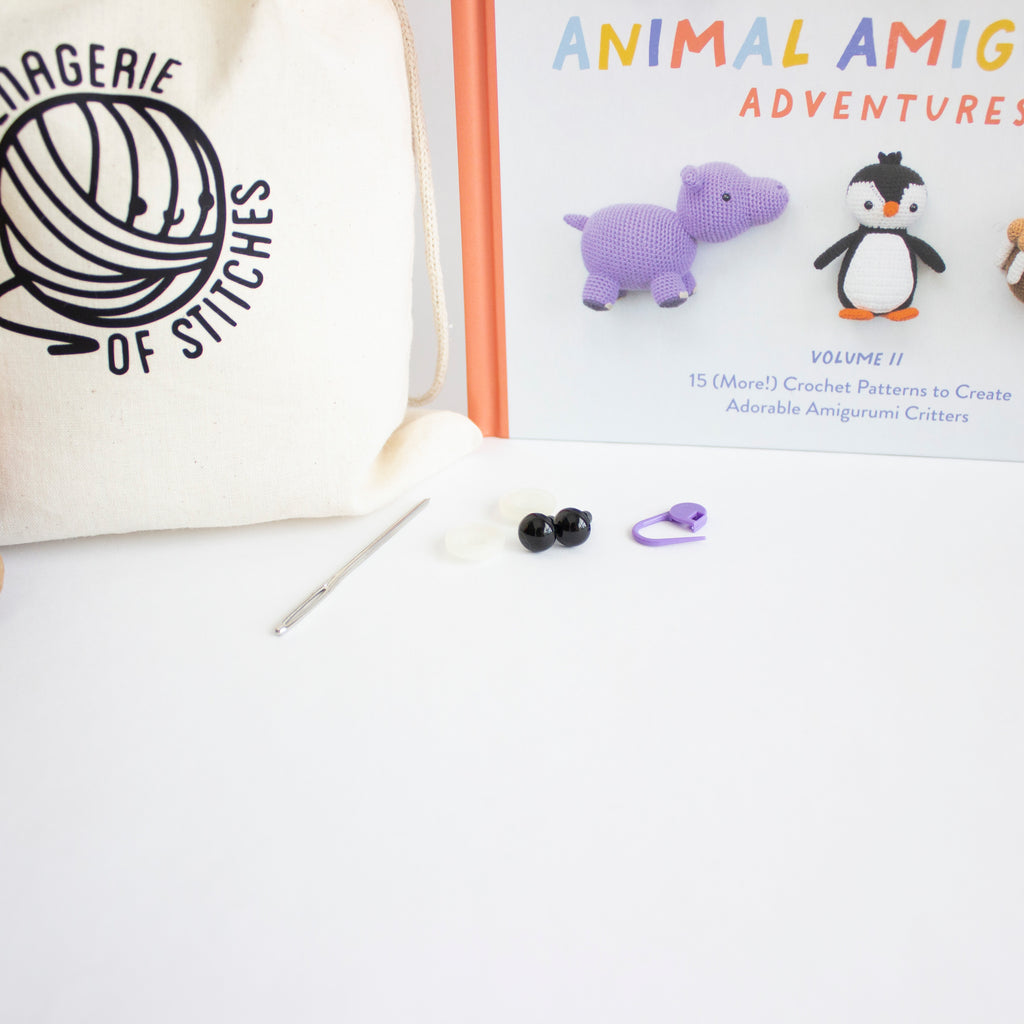 Animal Crochet Kit. Woodland Crafting. Blue Tit Bird Advanced Kit