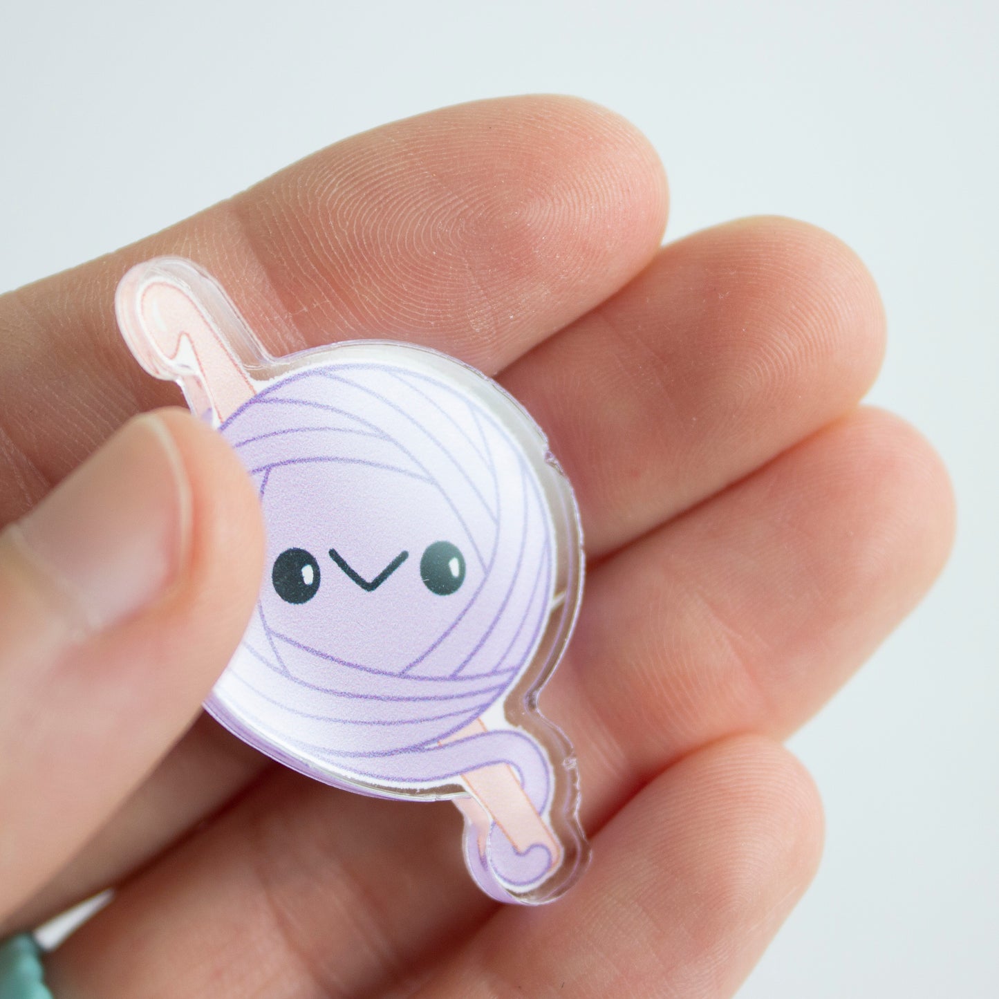 IMPERFECT PURPLE Stitch Acrylic Pin! FINAL SALE!
