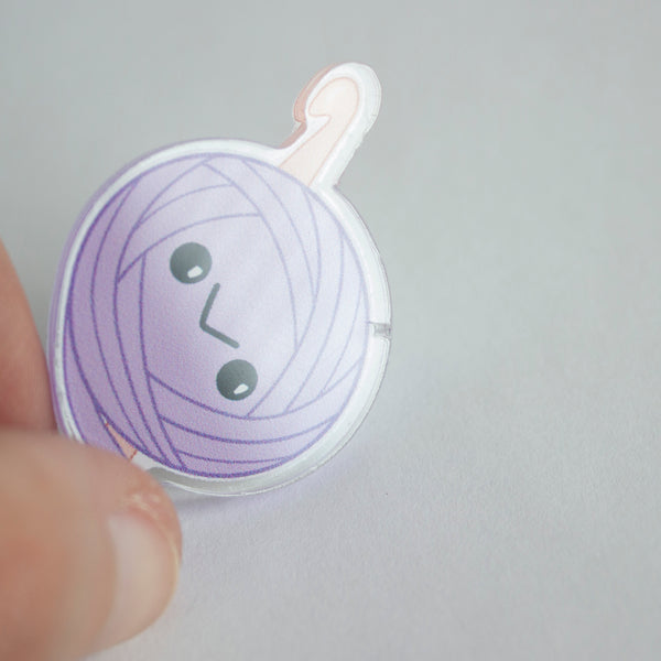 IMPERFECT PURPLE Stitch Enamel Pin! FINAL SALE!