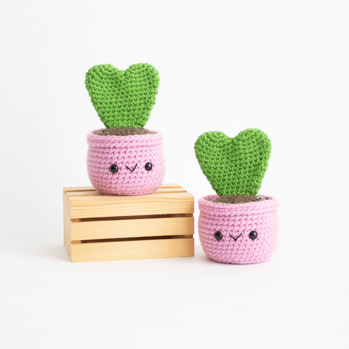 Crochet Pattern: Hoya Heart Succulent, PDF Amigurumi Pattern