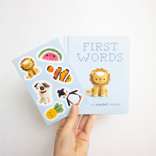 SIGNED COPY of First Words With Cute Crochet Friends!