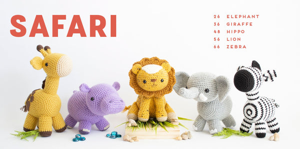 Animal Amigurumi Adventures v2 Safari Crochet Patterns