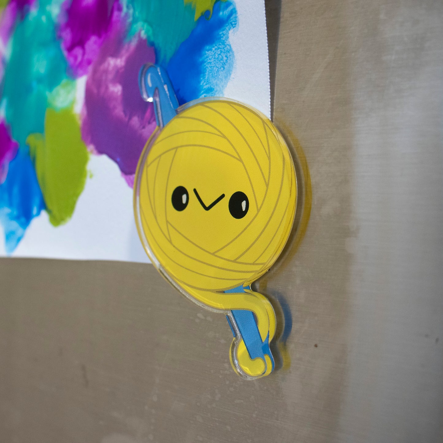 LIMITED EDITION- Stitch the Yarn Ball- Acrylic Magnet!