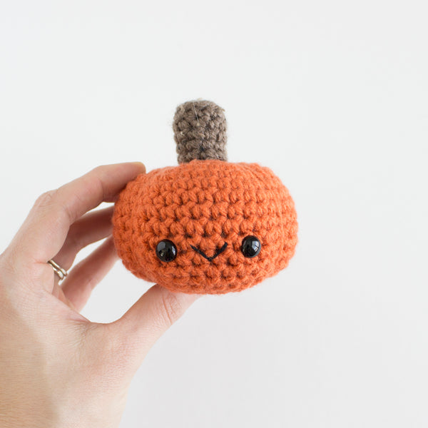 Mini Free Crochet Pumpkin Pattern with Pack