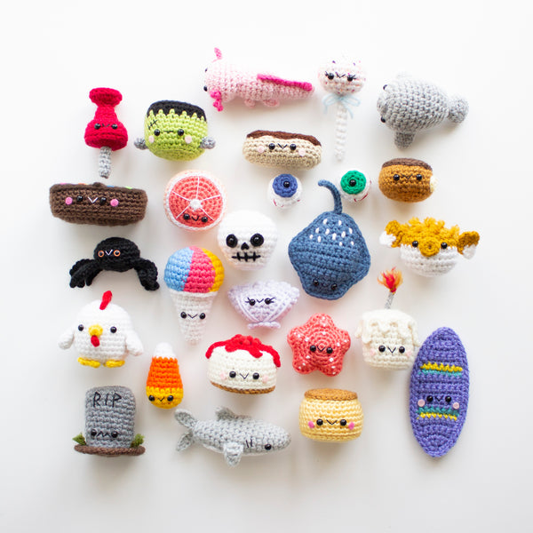 26-50 100 Days of Mini Amigurumi v3 - A Menagerie of Stitches - Lauren Espy