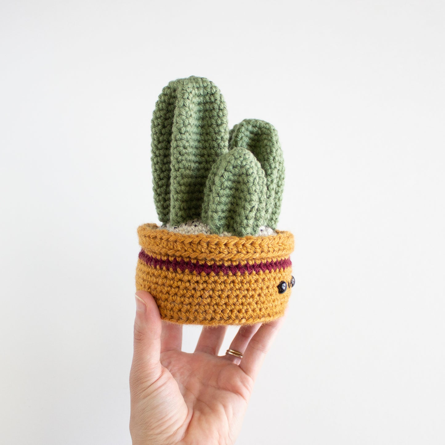 Crochet Succulent House Plant - Pot