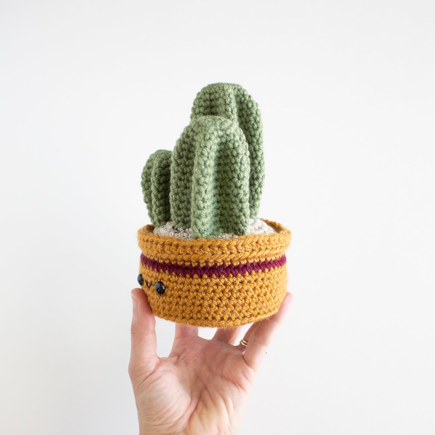 Fencepost Amigurumi Houseplant - DIY Succulent Crafts