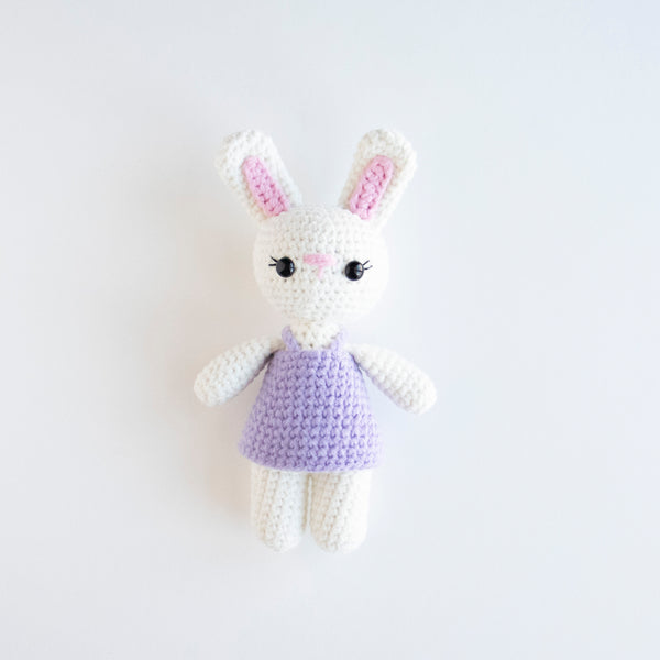 Easy Crochet Girl Bunny Pattern - Amigurumi Dress