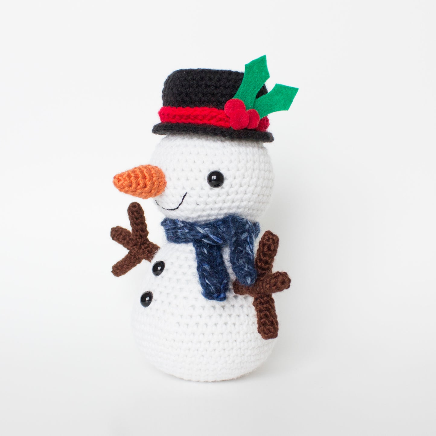 Christmas Crochet Pattern - Snowman Decor