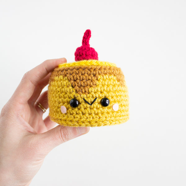 Crochet Food - Pineapple Upside Down Cake - Kids Play Kitchen