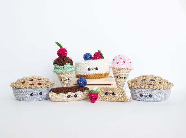 Amigurumi Desert Patterns - Crochet Kids Kitchen Sweets