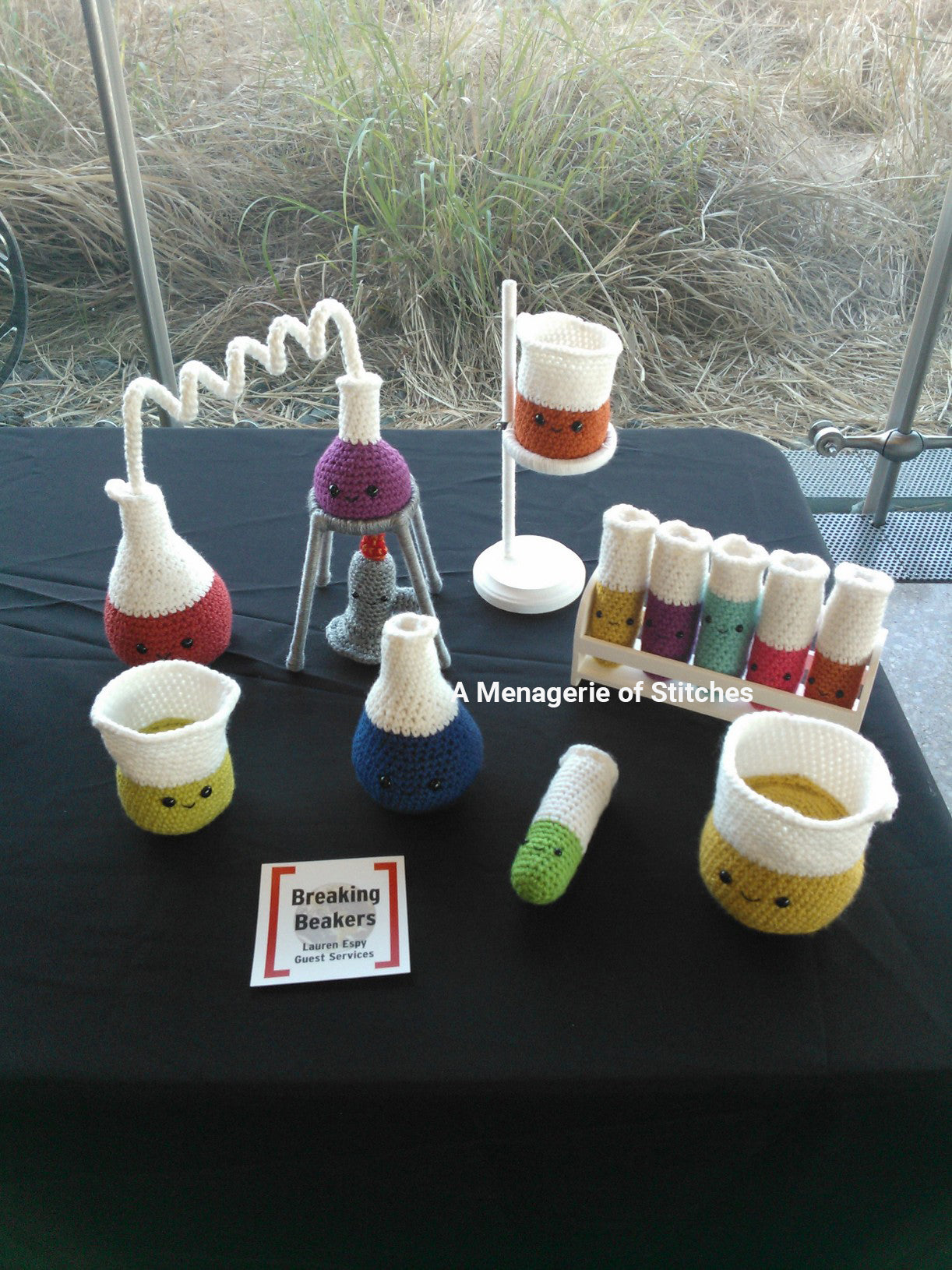 Breaking Beakers - Crochet Chemistry Set Pattern - Lauren Espy