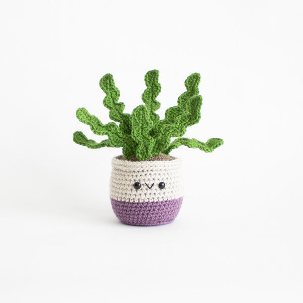 Fishbone Cactus Crochet Pattern - From Amigurumi Succulent Pack v2