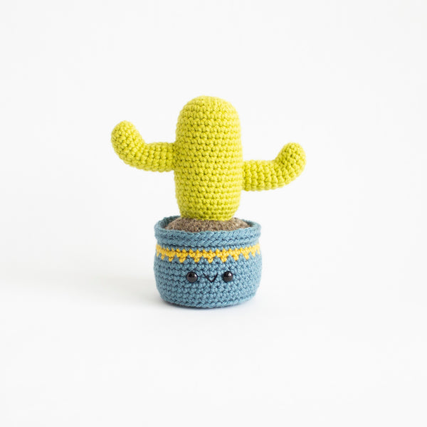 Easy Crochet Saguaro Cactus Pattern - Amigurumi House Plant