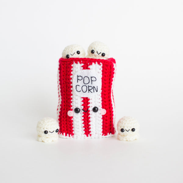 Kids Play Kitchen Pop Corn - Easy Crochet Pattern