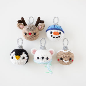 Easy Christmas Ornament Crochet Patterns - Group