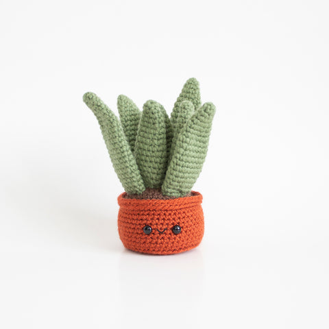 Aloe Vera Succulent Crochet Pattern - Desert House Plant
