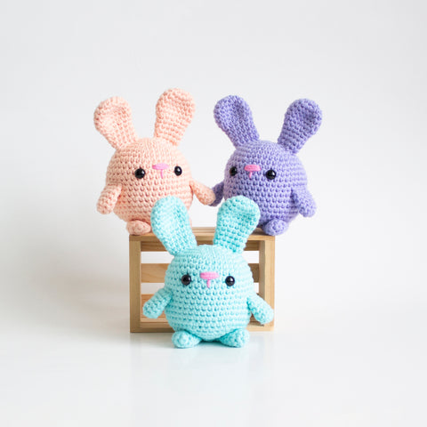 Chubby Bunny Crochet Pattern - Easy Amigurumi