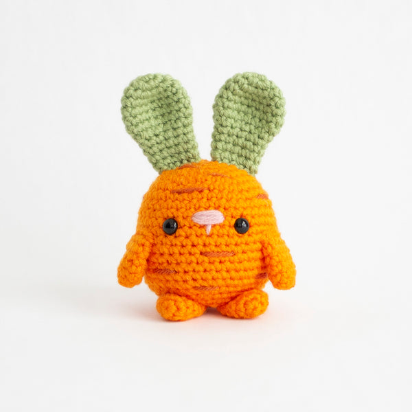 Easter Seasonal Crochet Chubby Bunny Pattern - Amigurumi Carrot