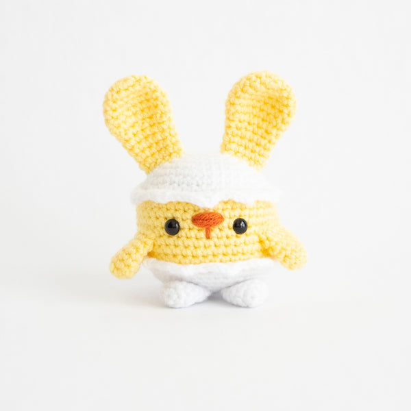 Easter Seasonal Crochet Chubby Bunny Pattern - Amigurumi Chick