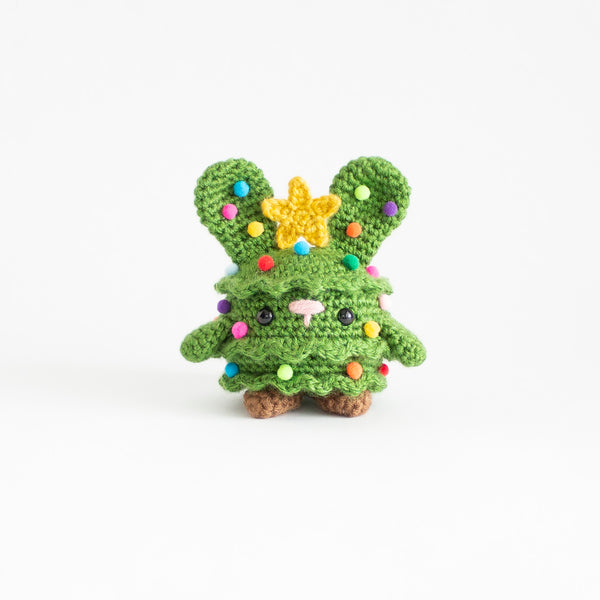 Crochet Christmas Bunny- MADE TO ORDER