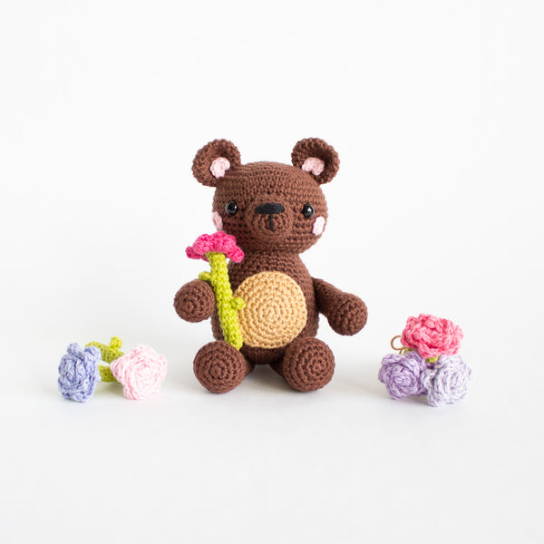 Easy Spring Bear Crochet Pattern - Lauren Espy