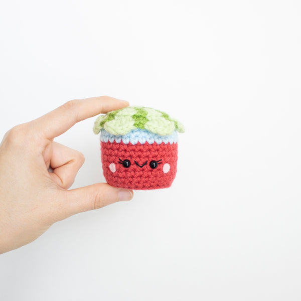 100 Days of Mini Amigurumi v3 - Strawberry Jam Crochet Pattern - A Menagerie of Stitches - Lauren Espy