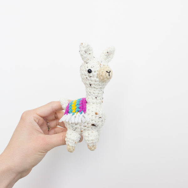 100 Days of Mini Amigurumi v2 - Llama Crochet Pattern - A Menagerie of Stitches - Lauren Espy