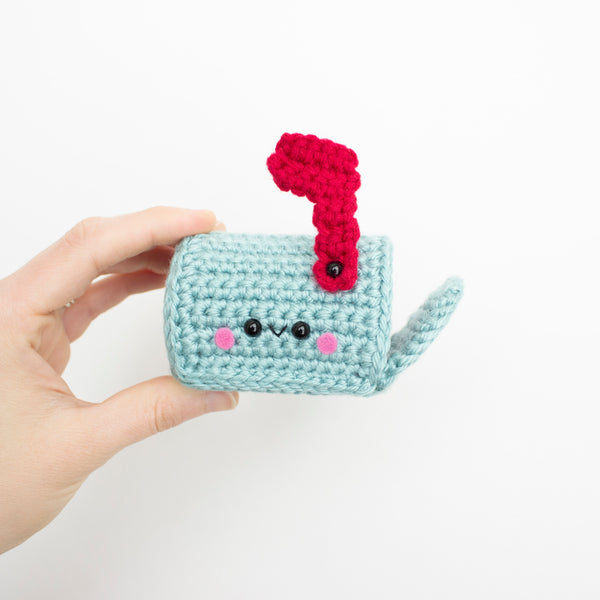 100 Days of Mini Amigurumi v3 - Mailbox Crochet Pattern - A Menagerie of Stitches - Lauren Espy