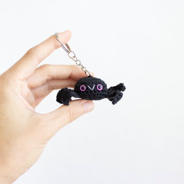 Halloween Crochet Keychains - Extra Mini Amigurumi Spider Pattern