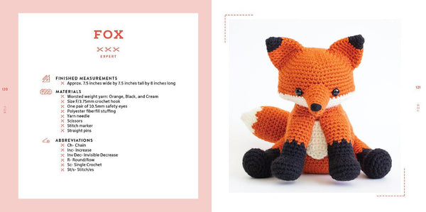 Animal Amigurumi Adventures v1 - Fox Crochet Pattern