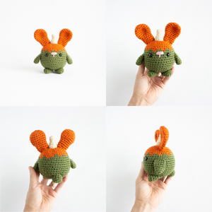 Crochet Amigurumi Fall Bunny- READY TO SHIP