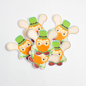 Leprechaun Bunny Kawaii Crochet Sticker Group