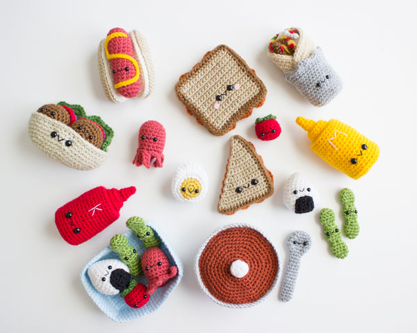 Crochet Cafe - Lunch Amigurumi Food