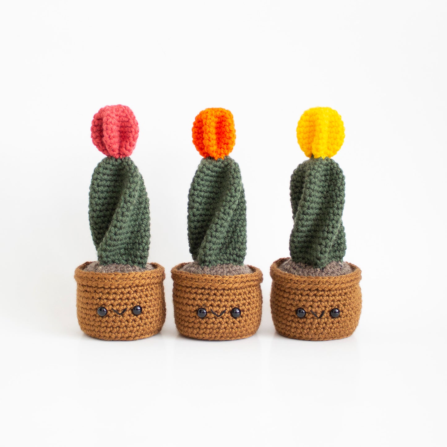 Moonball Cactus Easy Crochet Pattern - Succulent Garden