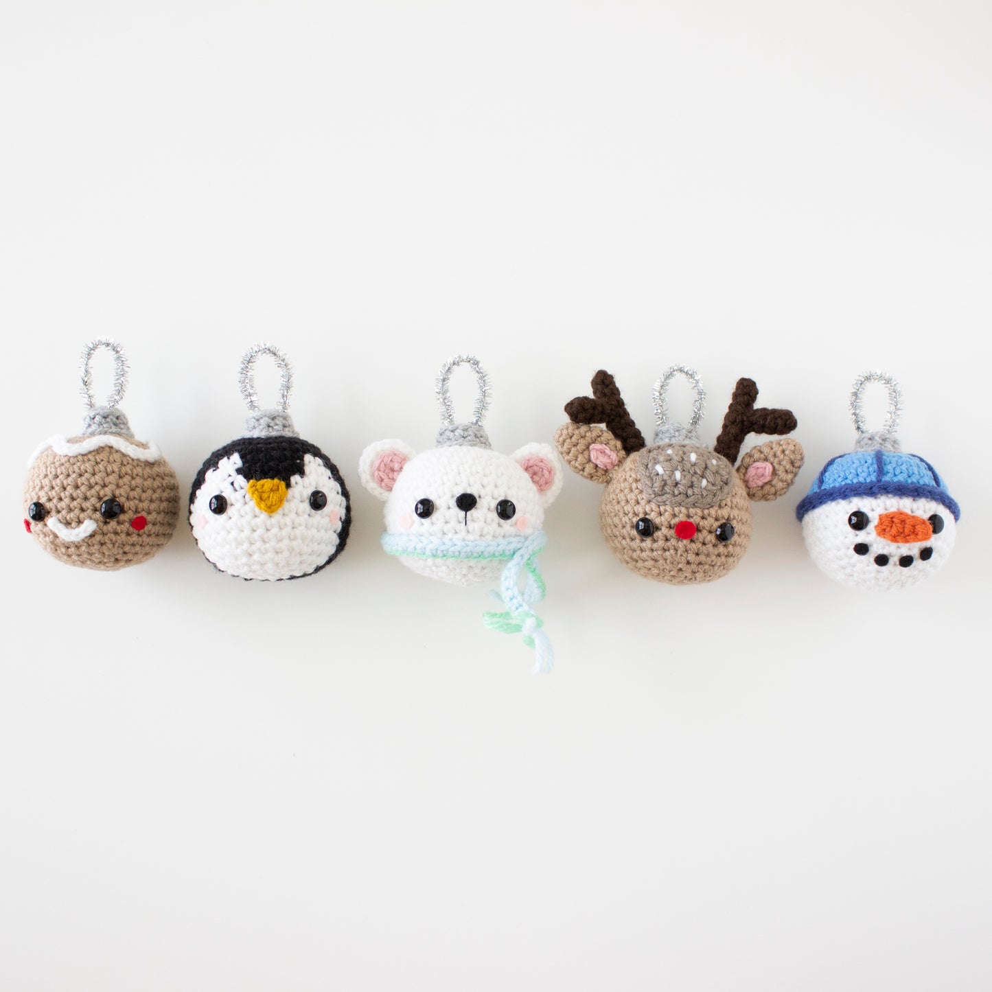 Easy Christmas Ornament Crochet Patterns - Amigurumi