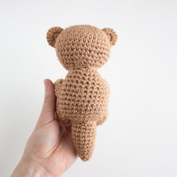 Easy Amigurumi Sea Otter Pattern - Tail